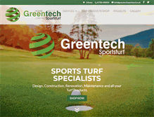 Tablet Screenshot of greentechsportsturf.co.uk